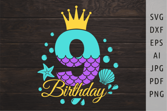Download Mermaid Birthday Svg Mermaid Number Svg - Mermaid Collection