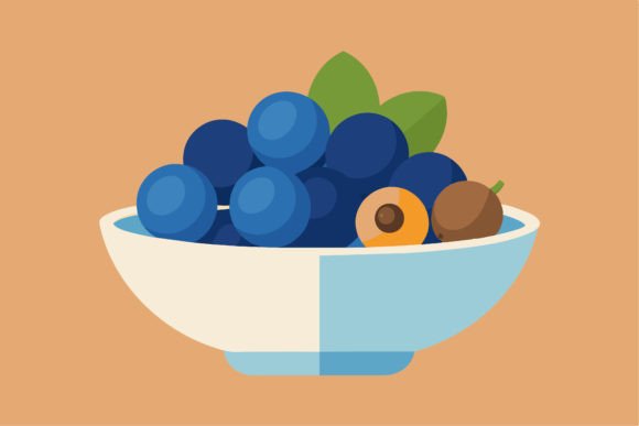 Download Blueberries Bowl with Blueberries - Blueberries Collection