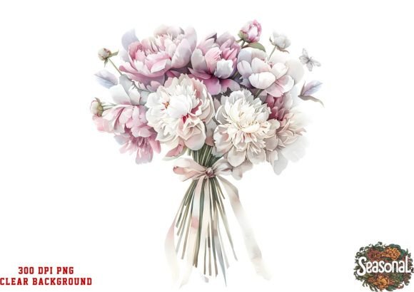 Download Pink Peonies Watercolor Sublimation - Peonies watercolor Collection