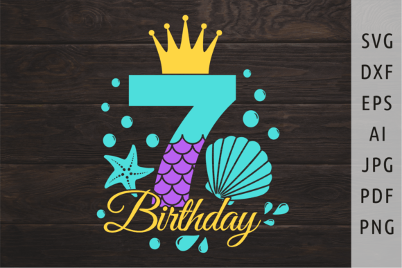 Download Mermaid Birthday Svg Mermaid Number Svg - Mermaid Collection