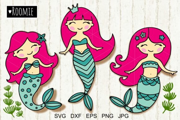 Download Mermaid SVG Mermaid Birthday Party Beach - Mermaid Collection