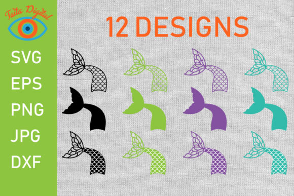 Download Mermaid Tail Svg 12 Designs - Mermaid Collection