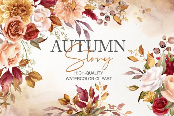 Download Autumn Flowers Watercolor Clipart PNG - Watercolor clipart png Collection